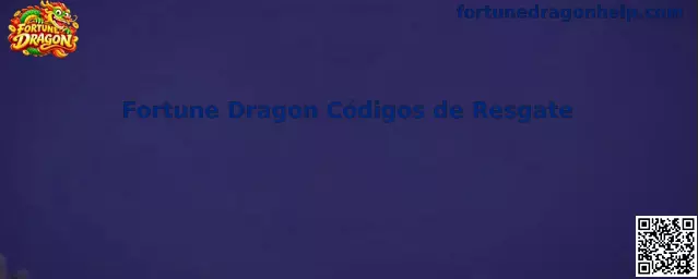 Interface de códigos de resgate de Fortune Dragon