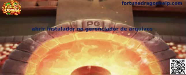 Abrir instalador no gerenciador de arquivos